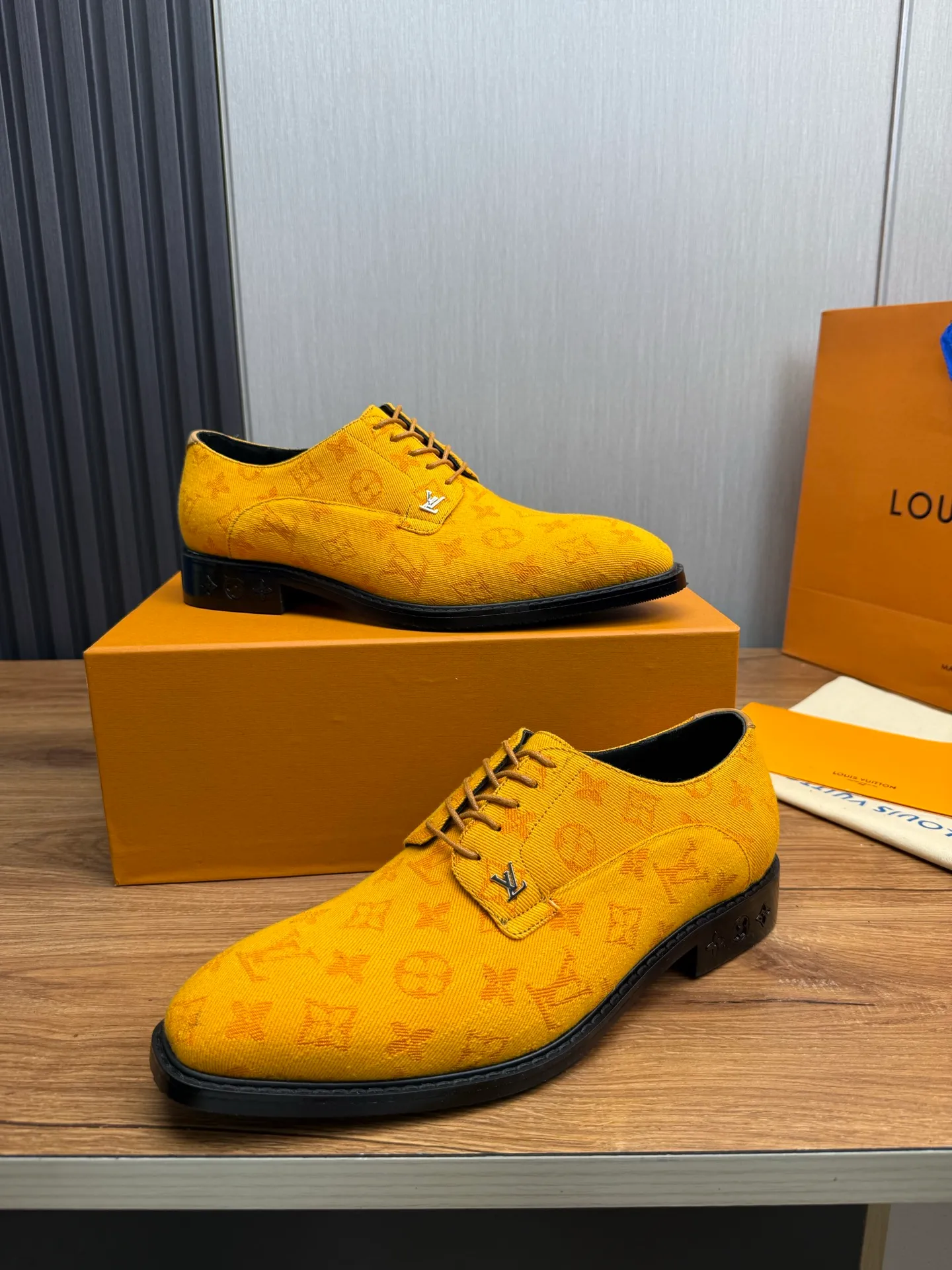 Factory 720💰 LV. Men's business casual leather shoes, all made of imported original brand leather, just to create a more comfortable wearing experience, original non-slip and wear-resistant outsole ✔️16-45 (38.45 non-refundable)